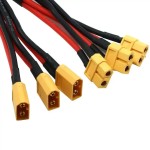 Cavo Sdoppiatore a Y per Batteria Parallela con Connettore XT60 XT90, Filo in Silicone 14AWG per Batteria e Motore RC